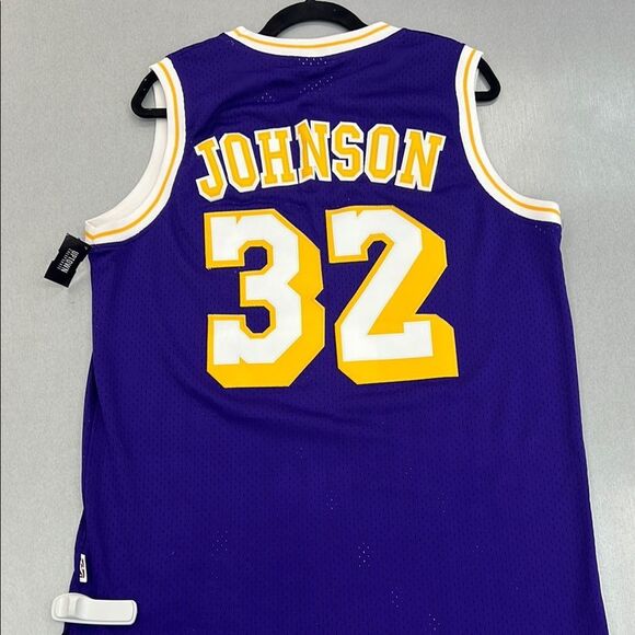 Mitchell & Ness Lakers Purple and Yellow Jersey - Picture 6 of 6